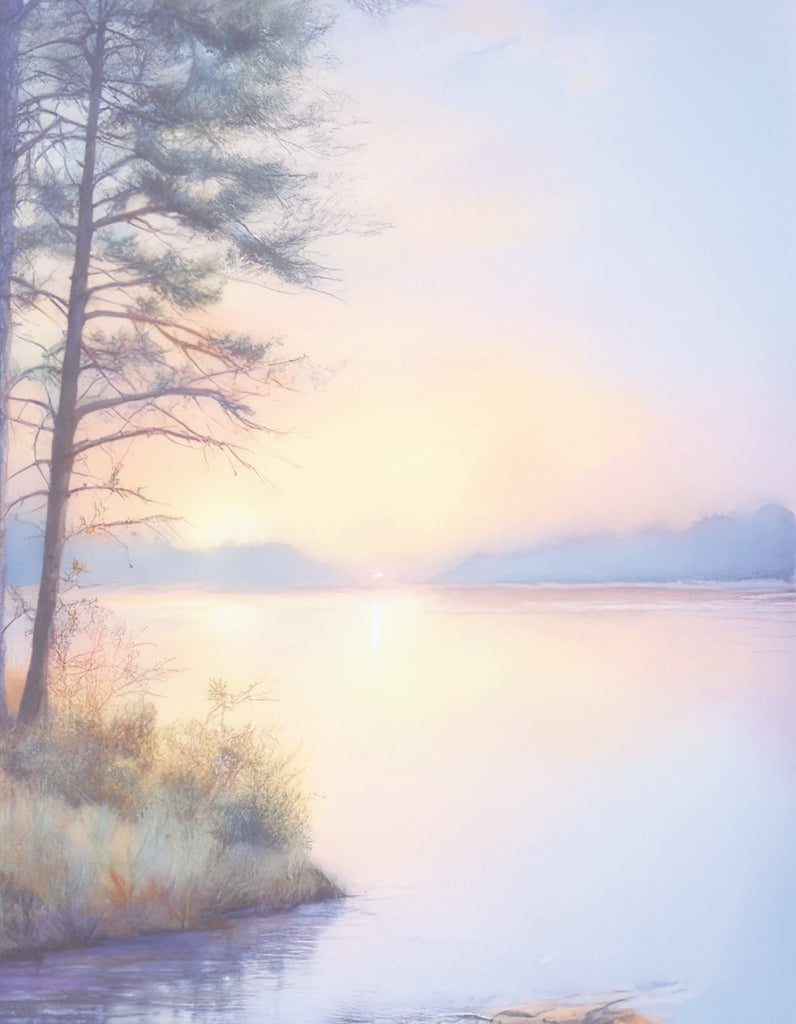 Morning View - Decorative Printer Paper - 50 Sheets - 8.5 x 11