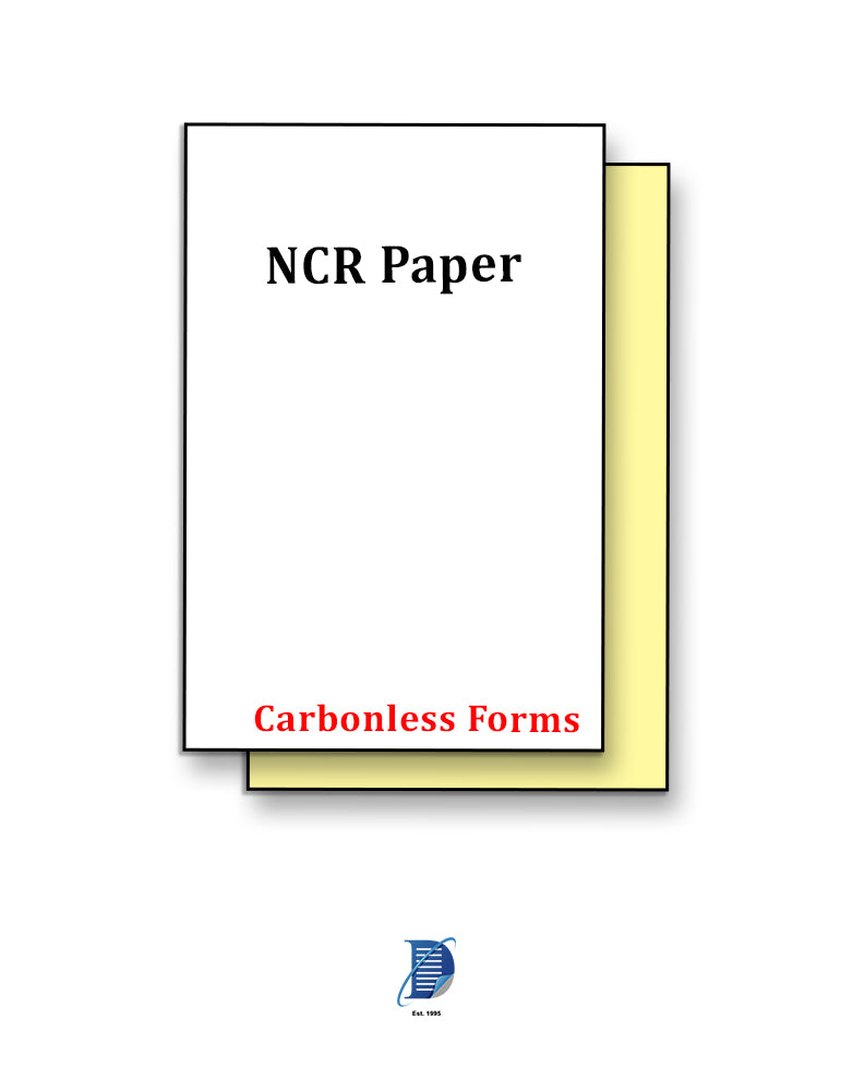 Case Of 2,500 Sheets 8-1/2 X 11" 2 Part Perforated Paper, Great For Invoices Receipt Etc White