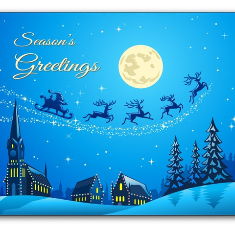 Boxed Christmas Cards | Reindeer Designs | Desktop Supplies