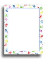 Baby Handprints Stationery