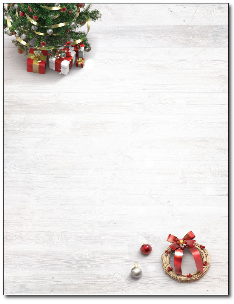 Xmas Tree & Wreath Stationery