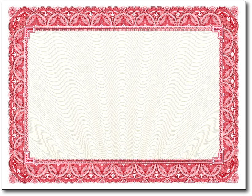Cannes Parchment Certificate Paper Range