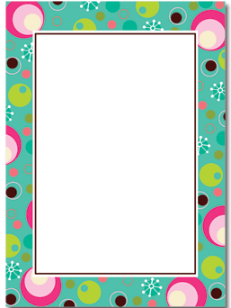 127lb Fossy Dots Flat Cards, measure (5.5" x 7.75") ,compatible with copier, inkjet and laser, matte both sides