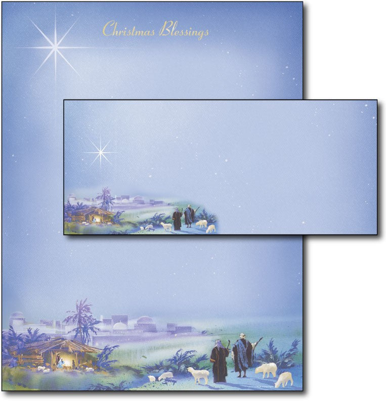 Wonderous Light Letterhead & Envelopes - 40 Sets, compatible with inkjet and laser