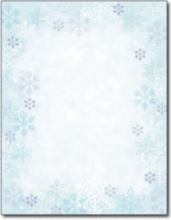 50lb Blue Flakes Stationery Sheets, measure (8 1/2" x 11") , compatible with inkjet and laser