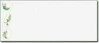 Holly Bunch Envelopes , measure (4 1/8" x 9 1/2") , compatible with inkjet and laser