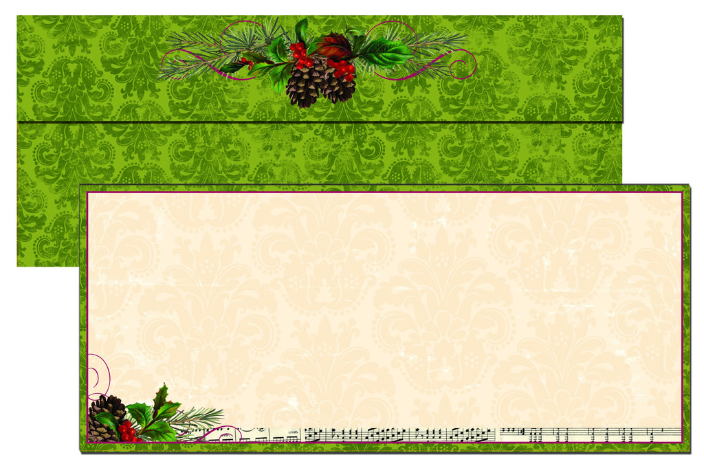 50lb Pinecone Garland #10 Envelopes, measure (4 1/8" x 9 1/2") , compatible  with copier, inkjet and laser, matte both sides