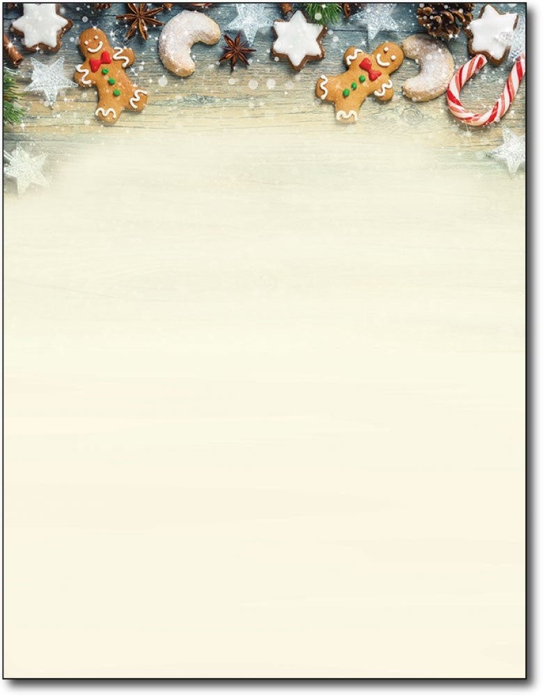 cookie-exchange-christmas-letterhead for Free Printable Christmas Cookie Border Cookie Exchange Christmas Letterhead for Free Printable Christmas Cookie Border