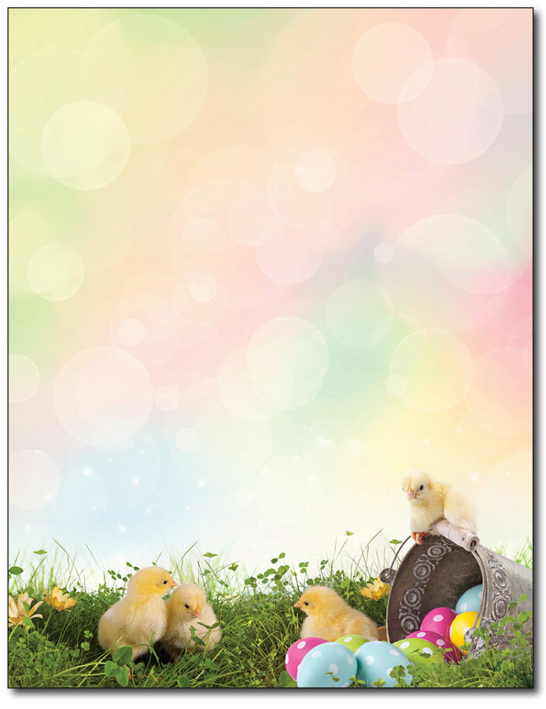 Easter Chicks Stationery