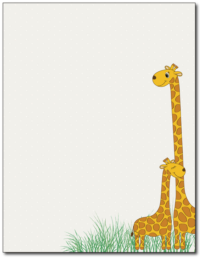 Baby Mama Giraffe Stationery