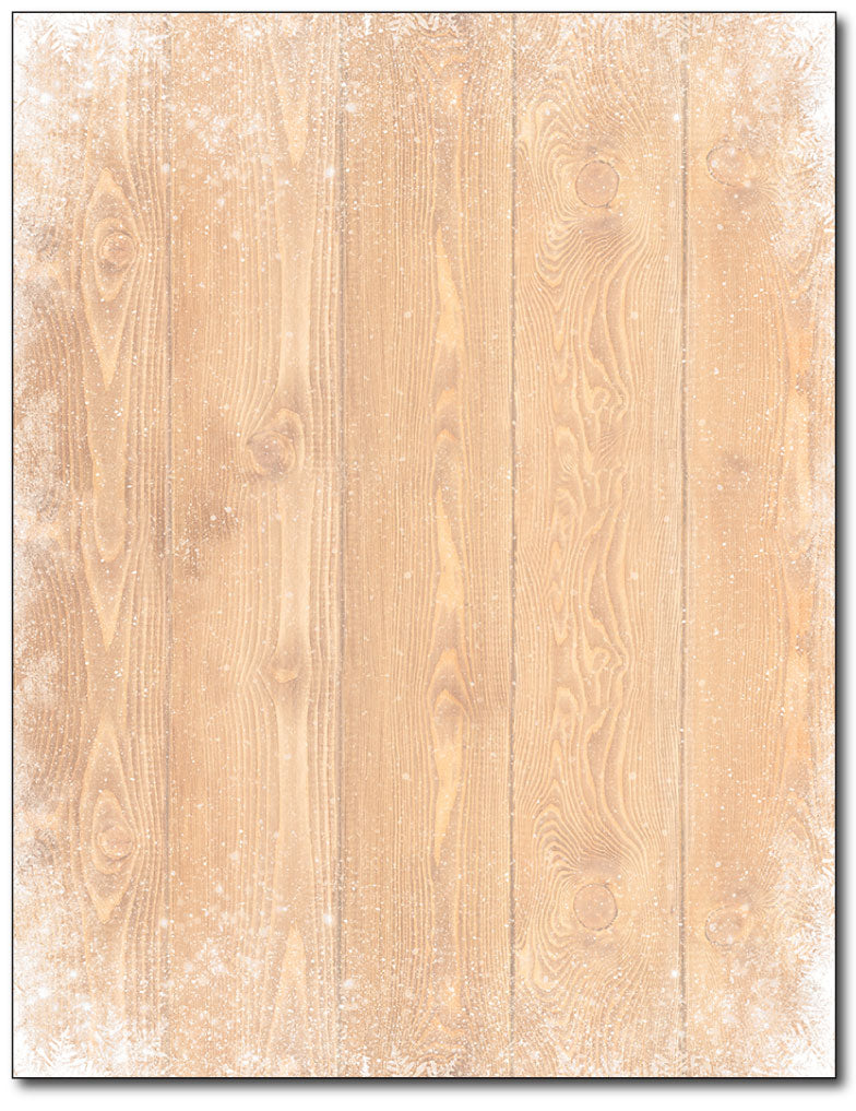 Barnyard Snowflake Stationery