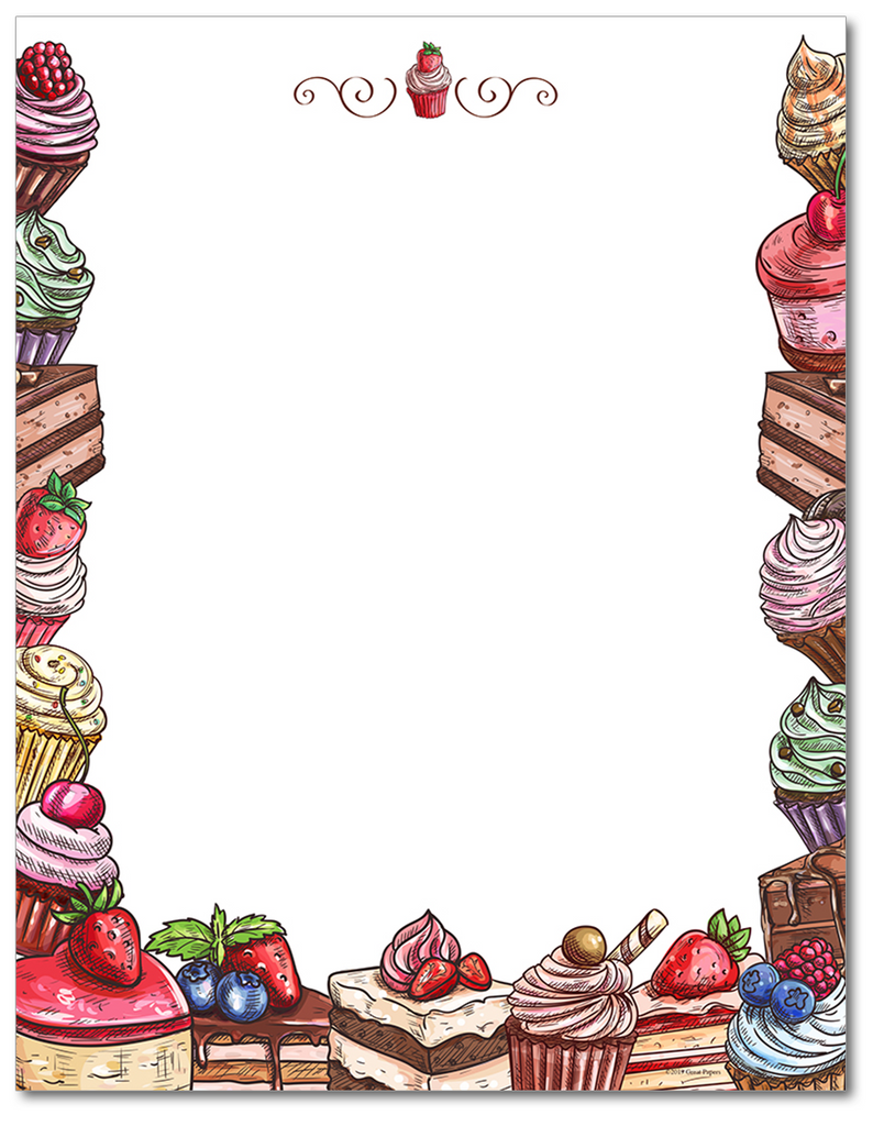 Food Letterhead - Indulgence - 60lb Text