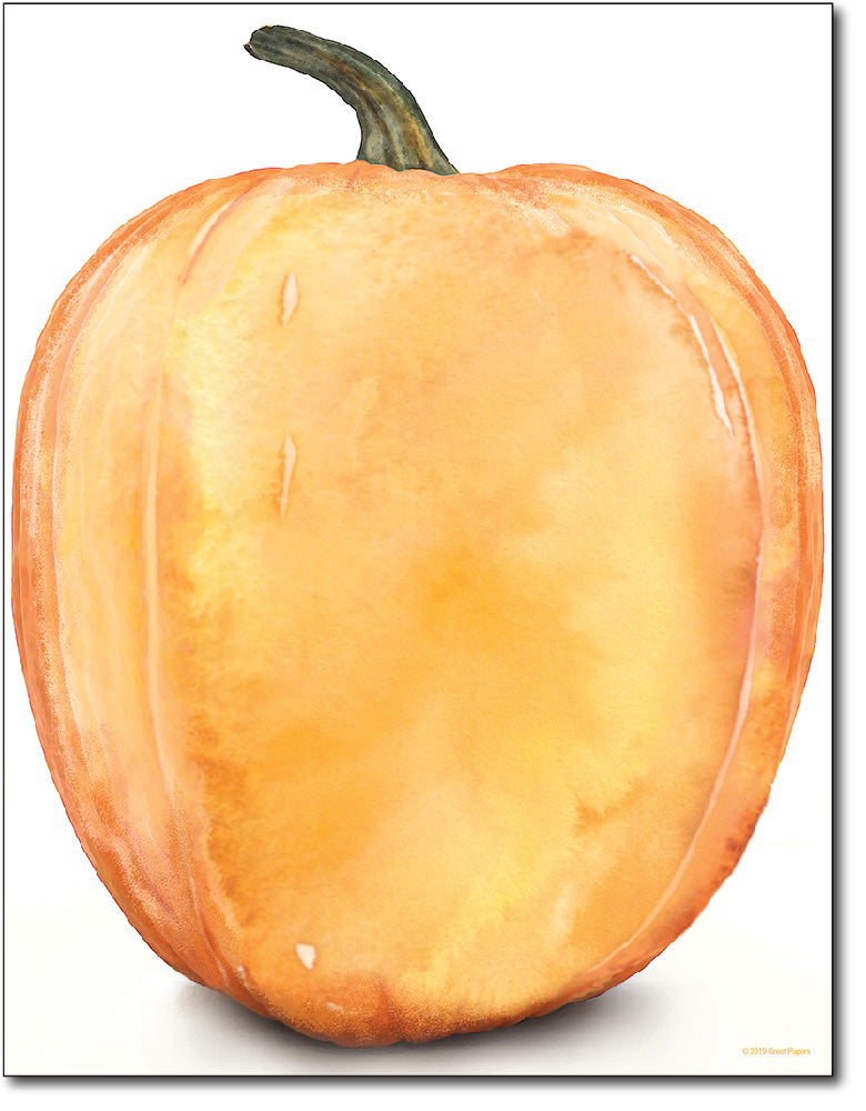 Big Pumpkin Stationery - 80 Sheets