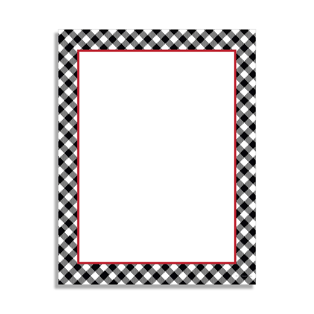 Black & White Buffalo - Winter Letterhead - 60lb Text