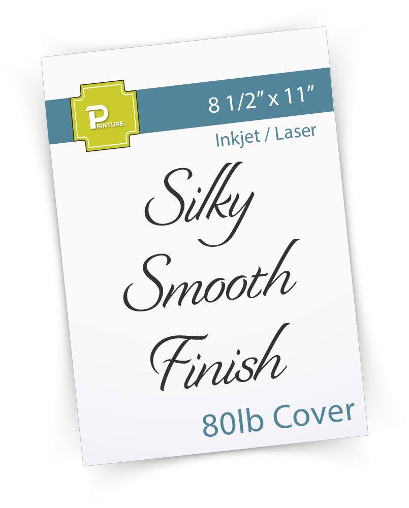 8 1/2 x 11 Cardstock -  80lb Cover - Silky Smooth Finish