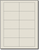 Blank Business Cards - Gray | Matte - (110lb Index)