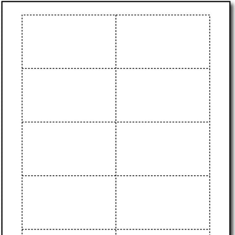 Textured Blank Business Cards | Linen Finish | Desktop Supplies