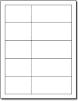 65lb white Raffle Tickets measure  2" x 7.5", Matte both sides