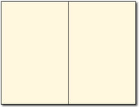 32lb Cream Bifold Brochures  measure 8 1/2" x 11".