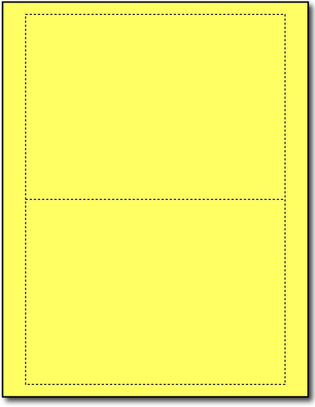 Blank Postcards | Lift-Off Yellow | 5