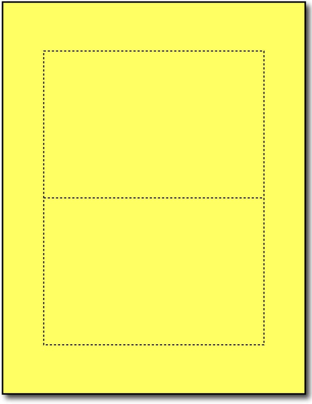 Bright Yeloow Postcards, measure (4" x 6") , compatible with inkjet, compatible with copier, Inkjet and laser, Matte Both sides