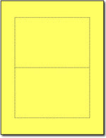 Bright Yeloow Postcards, measure (4" x 6") , compatible  with inkjet, compatible  with copier, Inkjet and laser, Matte Both sides