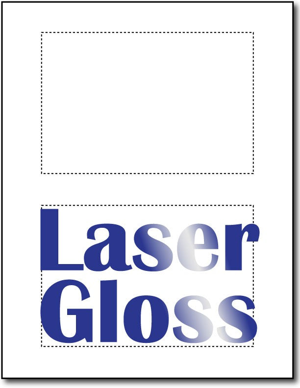 80lb Microperforated Laser Gloss 4" x 6" Postcards.