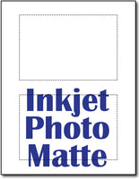 90lb Inkjet Photo Matte Full Bleed 4" x 6" Postcards.