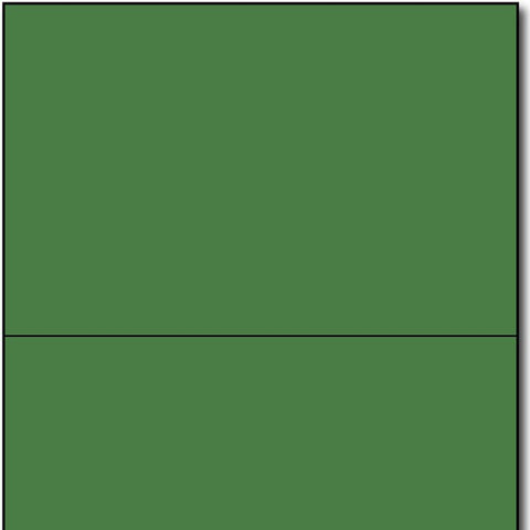 Green Greeting Card Paper | Blank | Desktop Supplies