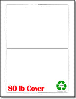 Blank Folding Cards - 5 X 7 | Print-to-Edge (80lb | Recycled)