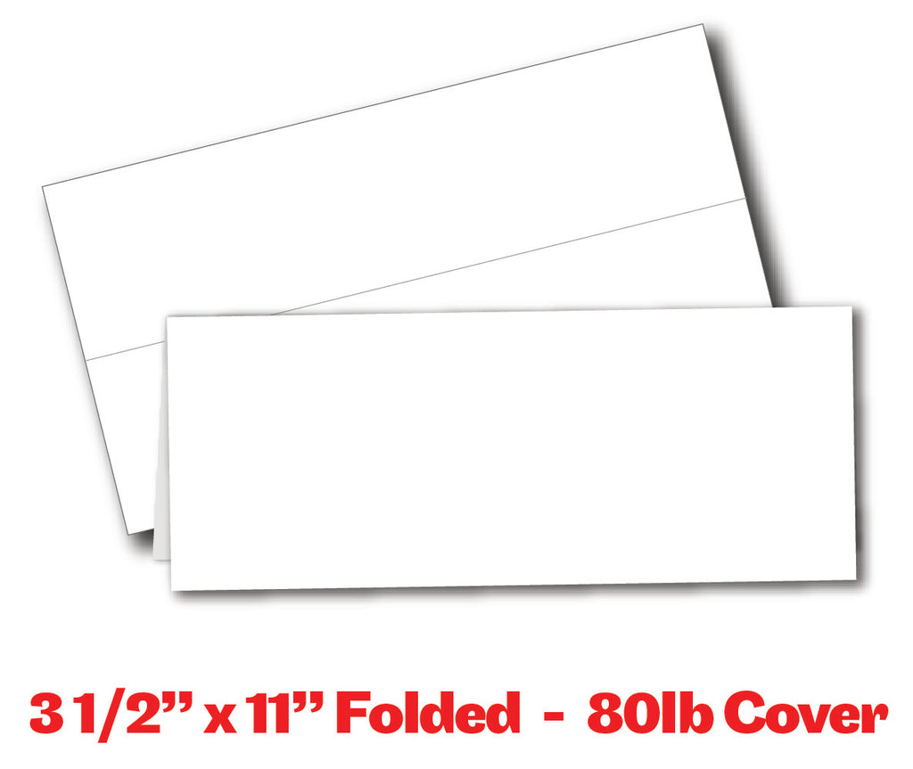 Heavyweight Blank Small Note Cards for Card Making - 100 Pack - A1 Size 3  3/8 x 4 7/8 - Bright White Scored Folded Greeting Cardstock, Thank You