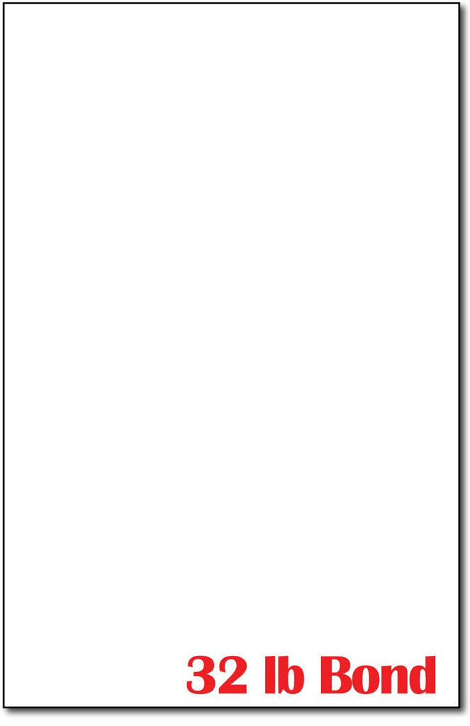 Blank Tabloid Cardstock | White | 11