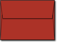 24lb Red A6 Square Flap 4 3/4" x 6 1/2" Envelopes.