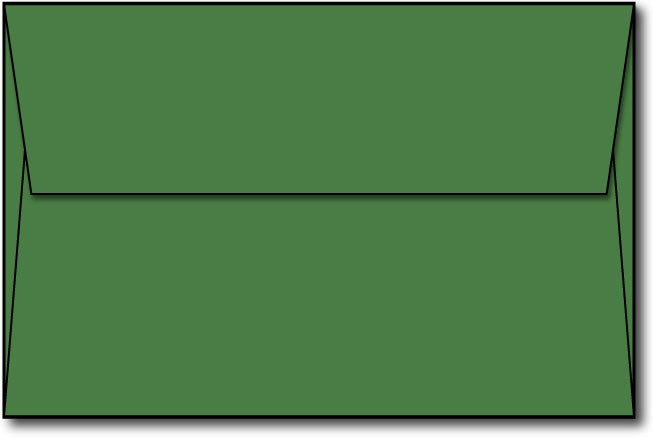 24lb Green A9 8 3/4" x 5 3/4" Envelopes.