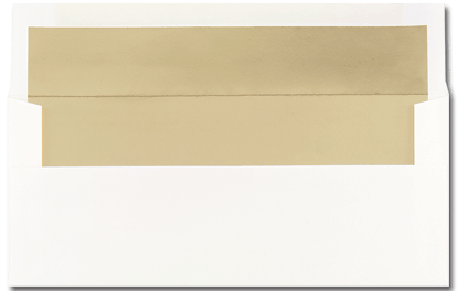 24lb, #10 Gold Foil Lined Business Size Envelope