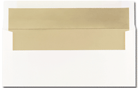 24lb, #10 Gold Foil Lined  Business Size Envelope