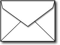 Mr. & Mrs. Envelopes - 3.625" x 2.75" - (Pointed Flap | 24lb)