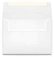 White A2 Envelopes - 4 3/8" x 5 3/4" - Self Seal