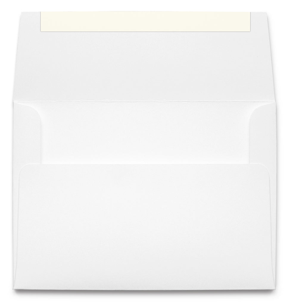 White A6 Envelopes - 4 3/4" x 6 1/2" - (Self Seal)