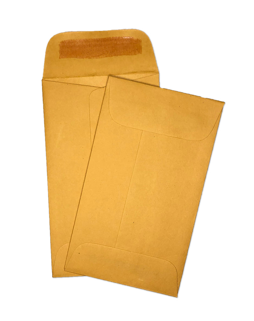 Coin Envelopes - 2 1/2" x 4 1/4" - 24lb Bond (Golden Kraft)