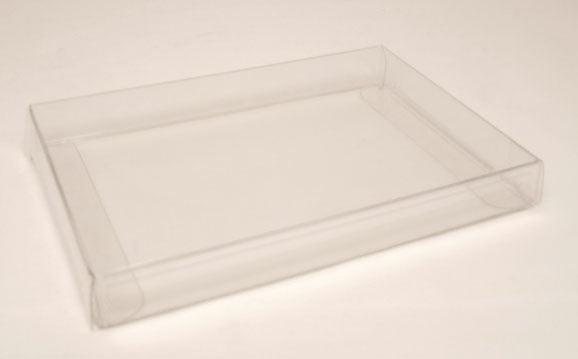 A1 Clear Plastic Box - Stands 5/8 Tall - (Opens at Both Ends)