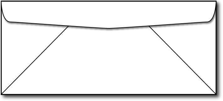 24lb, #10 White Business Envelopes.