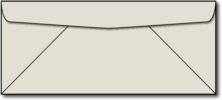 24lb, #10 Grey Business Size Envelopes.