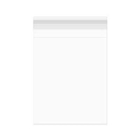 A1 Size Clear Plastic Envelope Bags measure 3 13/16" x 5 3/16" and fit 1 - 2 note cards & envelopes