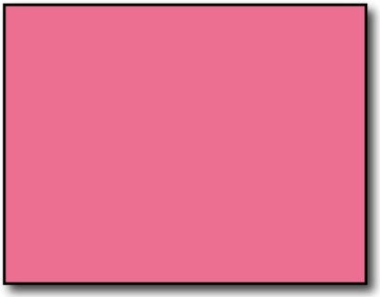 Single Flat Cards, 4 1/4" x 5 1/2" Pink - 1000 Flat Cards