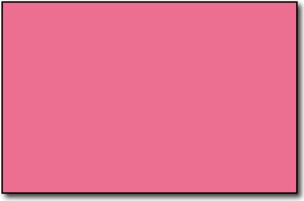 Single Flat Cards, 5 1/2" x 8 1/2" Pink - 500 Flat Cards