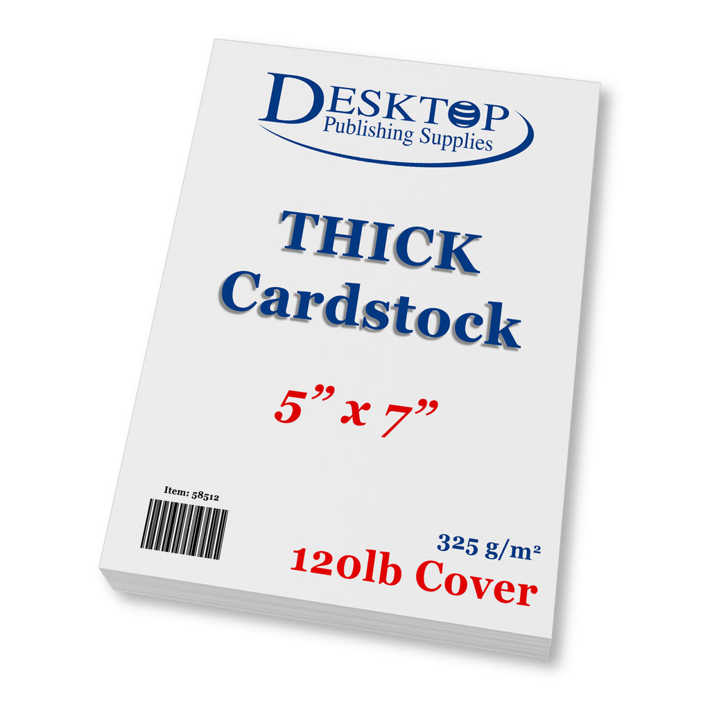 400 Pack 5x7 Cardstock Paper, 80lb White Thick Paper