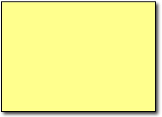 5X7 Blank Flat Cards - 110LB Index - (Color: Yellow)