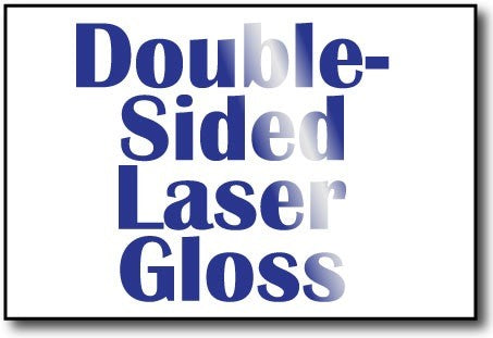 Double Sided Laser Gloss 4" x 6" Cards - 500 Invitations