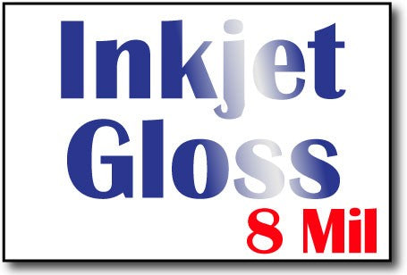 8 Mil Inkjet Gloss 4" x 6" Cards - 500 Flat Cards